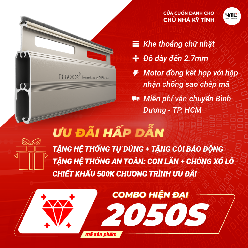 Cửa cuốn Đức - Cửa cuốn Việt Minh Long