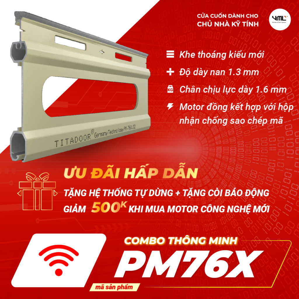 Cửa cuốn Đức - cửa cuốn Việt Minh Long