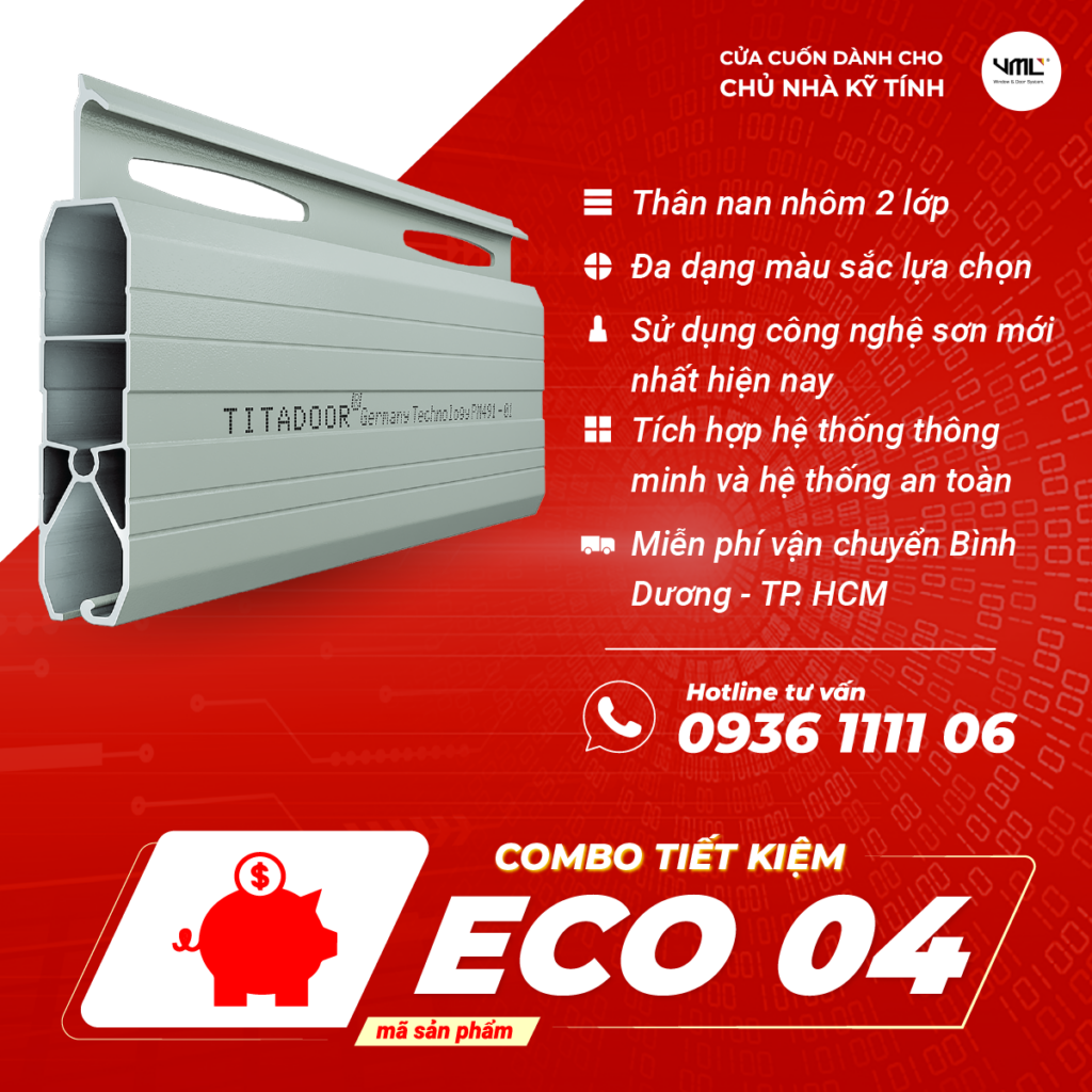 Cửa cuốn Đức - cửa cuốn Việt Minh Long