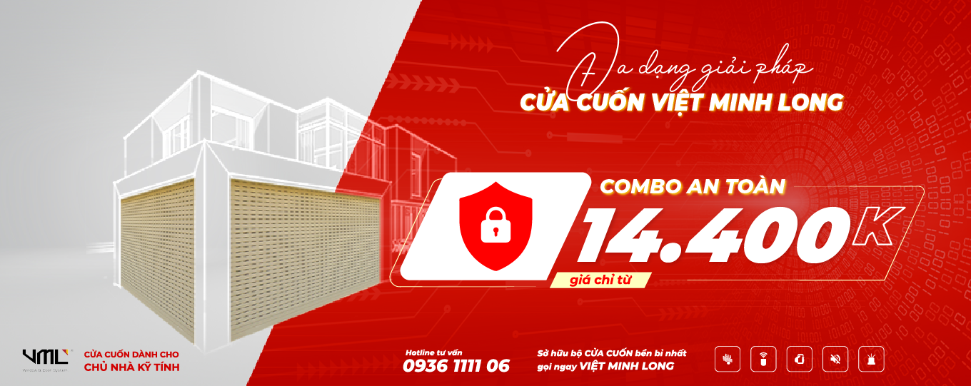 Cửa cuốn Đức - cửa cuốn Việt Minh Long