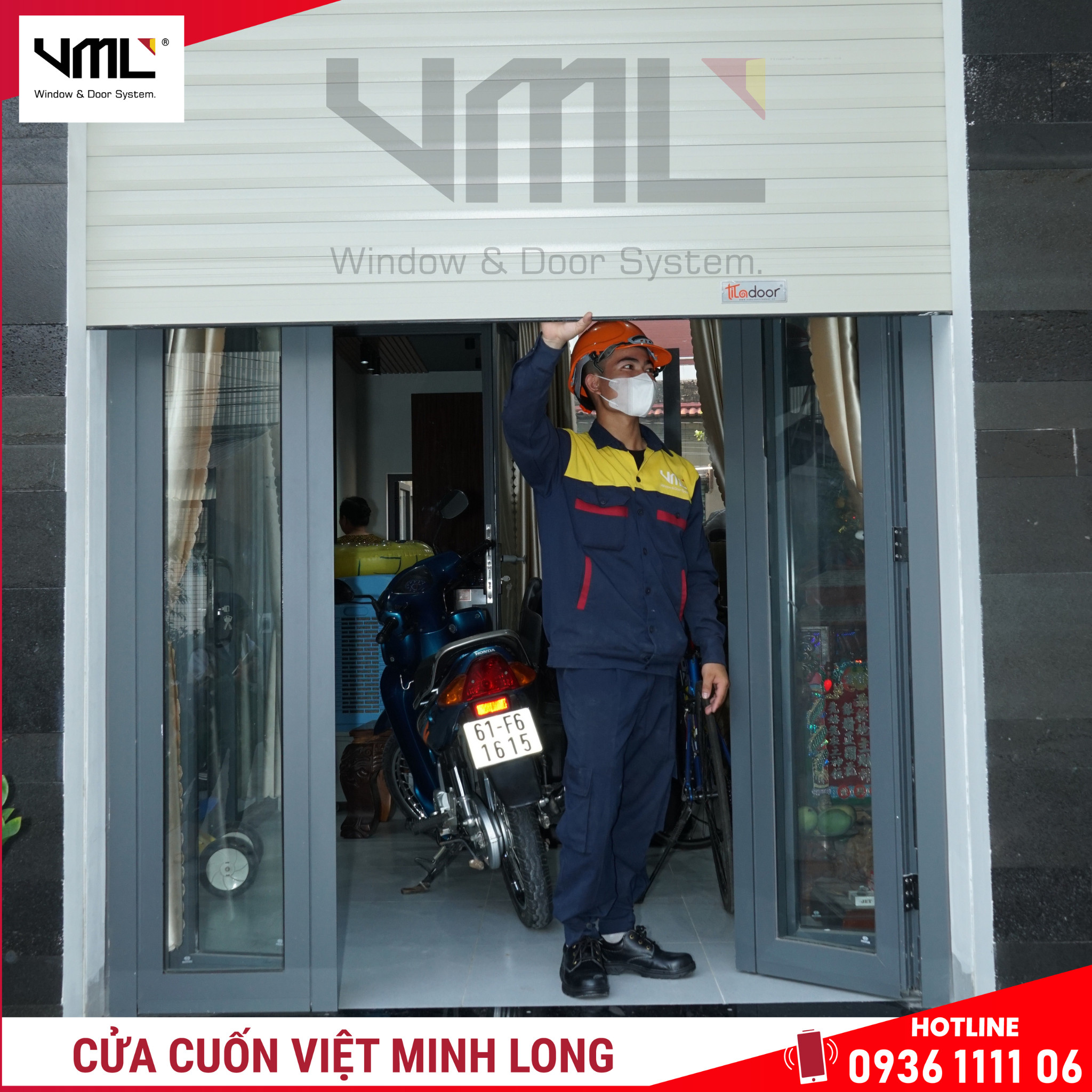 Cửa cuốn Đức - cửa cuốn Việt Minh Long