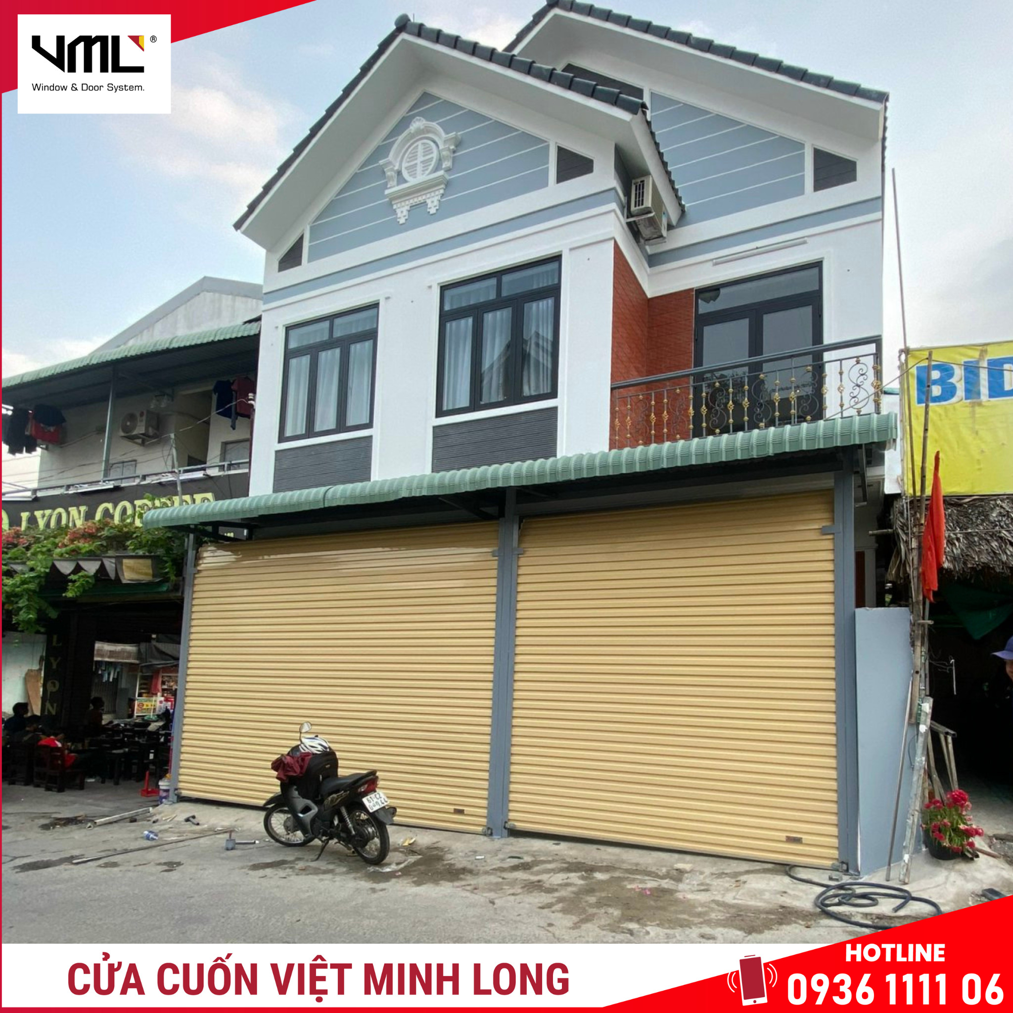 Cửa cuốn Đức - Cửa cuốn Việt Minh Long