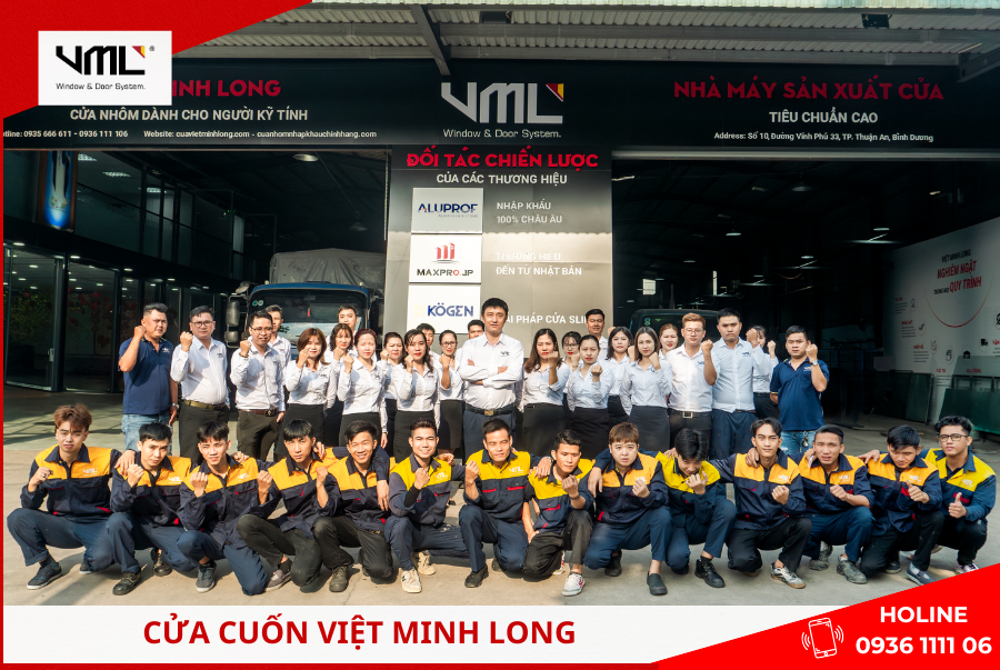 Việt Minh Long đơn vị chuyên lắp đặt cửa cuốn cho nhà xưởng