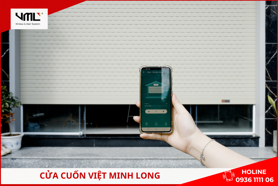 Điều khiển cửa cuốn bằng điện