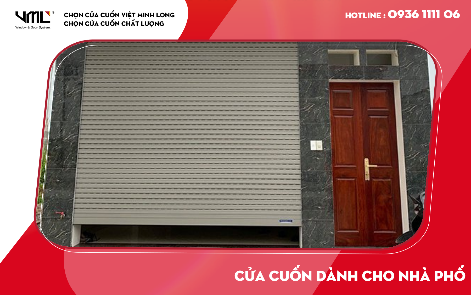 Cửa cuốn dành cho nhà phố